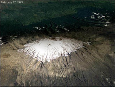 Las nieves del Kilimanjaro en el año 1993